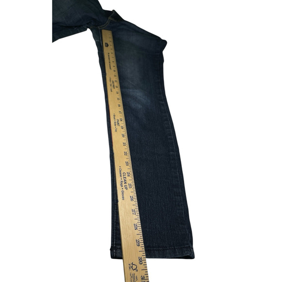 Jolt Womens Juniors Jeans Size 7 Dark Blue Stretch Denim 31x29.75 - Picture 10 of 11